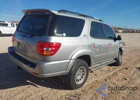 2001 Toyota Sequoia Sr5 V8 from USA, damaged, VIN 5TDBT44A11S037602